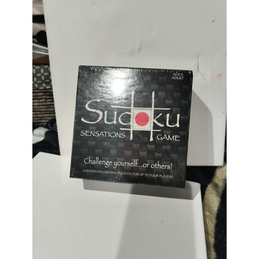 Sudoku sensations Puzzle Game 100 Puzzles w/ 6 Different Levels Of Gameplay! New